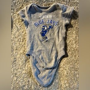 6-12 months Bluejays short sleeve onesie